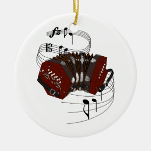 Concertina Keramisch Ornament