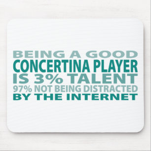 Concertina Player 3% Talent Muismat