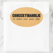 Concertinafolic Life Oval Sticker (Tas)