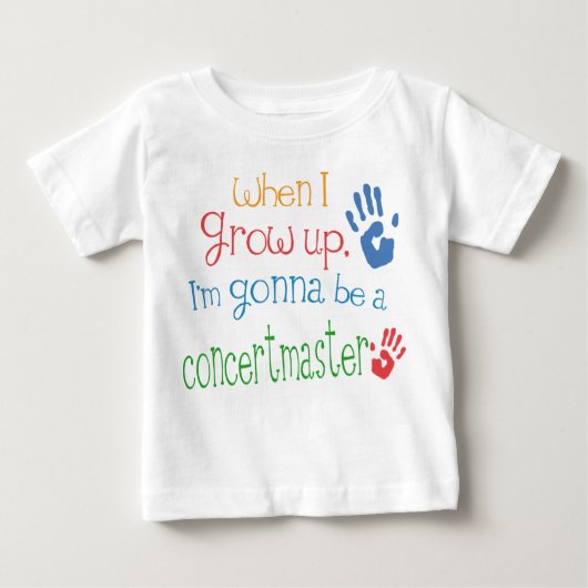 Concertmaster (Future) Baby Baby T-Shirt (Voorkant)