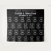 Concertmuziek Festival Step en Repeat Achtergrond Wandkleed (Voorkant (horizontaal))