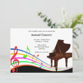 Concertmuziek Kaart (Staand voorkant)