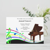 Concertmuziek Kaart (Staand voorkant)