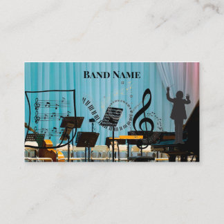 Concertmuziekstandaard, 3,5-inch x 2,0-inch Visite Visitekaartje