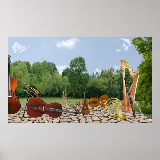 Concerto al Fresco Poster (Voorkant)