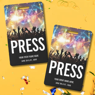 Concertpersoneel All Access Pas Badge