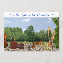 Concertuitnodiging Kaart