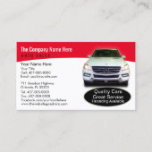 Concessionnaire automobile - Carte de visite assoc (Devant)