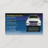 Concessionnaire automobile - Carte de visite assoc (Devant)