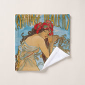 Concessionnaires de transport par Alphonse Mucha ( (Gant de toilette)