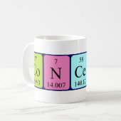 Concetta periodieke mok (Voorkant links)