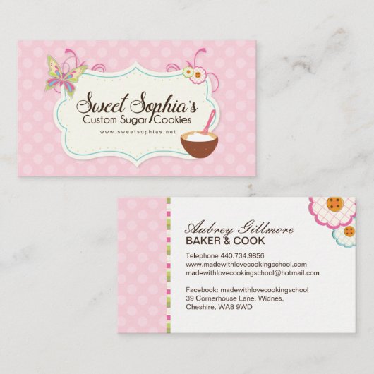 Concevez les cartes de visite en fonction du (Devant / Derrière)