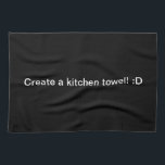 Concevez une serviette de cuisine noire<br><div class="desc">Voici une serviette de cuisine noire pour que vous travailliez avec. :)</div>