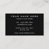 Concevez vos cartes de visite exemple avec QR Code (Devant)