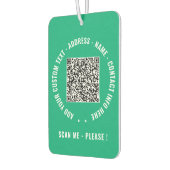 Concevez vos désodorisants de voiture avec code QR (Gauche)