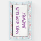 Concevez vos propres bannières pour BABY SHOWER ET (Vertical)