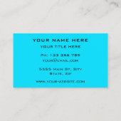 Concevez vos propres Cartes de visite Choisissez d (Dos)