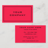 Concevez vos propres Cartes de visite Choisissez d (Devant / Derrière)