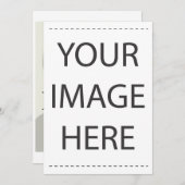 Concevez vos propres faire-part de mariage personn (Devant / Derrière)