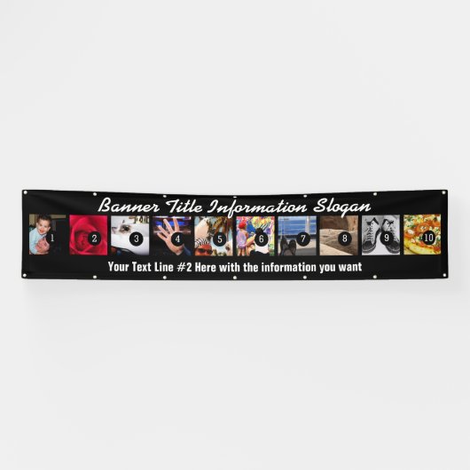 Concevez vos propres images de la bannière dix (Horizontal)