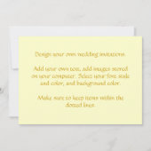 Concevez vos propres invitations de mariage (Devant)