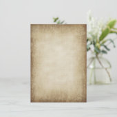 Concevez vos propres invitations sur papier Vintag (Debout devant)