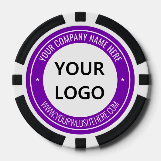Concevez vos propres jetons de poker avec logo d'e (Recto)