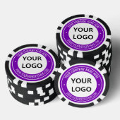 Concevez vos propres jetons de poker avec logo d'e (Empiler)