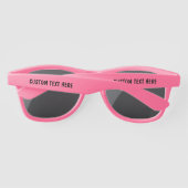Concevez vos propres lunettes de soleil à texte pe (Dos)