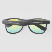 Concevez vos propres Lunettes de soleil de texte p (Dos)