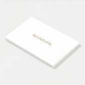 Concevez vos propres notes Post-it® de 10" x 6" (Incliné)