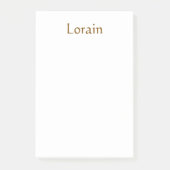 Concevez vos propres notes Post-it® de 4" x 6" (Devant)