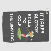 Concevez vos propres serviettes de golf personnali (Horizontal)