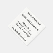 Concevez vos propres serviettes en papier jetable  (Coin)