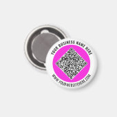 Concevez votre aimant promotionnel de code QR Ajou (Recto/Verso)