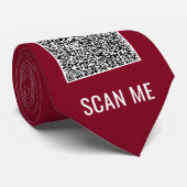 Concevez votre exemple de cravate à texte personna (Roulé)