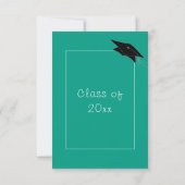 Concevez Votre Invitation de Remise de Diplôme Per (Dos)
