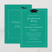 Concevez Votre Invitation de Remise de Diplôme Per (Devant / Derrière)