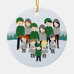 Concevez votre ornement de Noël de famille