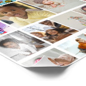 Concevez votre propre 25 photo Collage Poster (Coin)
