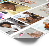 Concevez votre propre 25 photo Collage Poster (Coin)