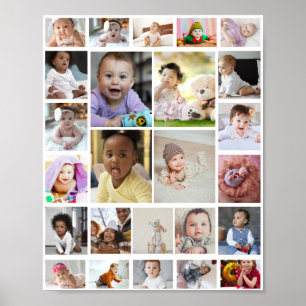 Concevez votre propre 25 photo Collage Poster