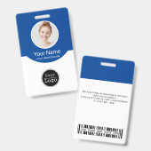 concevez votre propre badge d'identification (Avant & arrière)