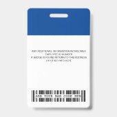 concevez votre propre badge d'identification (Arrière)