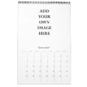 concevez votre propre calendrier d'une seule page (Jan 2027)