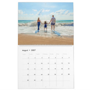 Concevez votre propre calendrier photo Cadeau Text