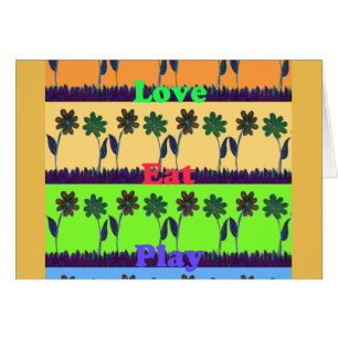 Concevez votre propre carte d'amour et de jeu pour