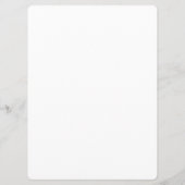 Concevez votre propre carte de programme à plat (Dos)