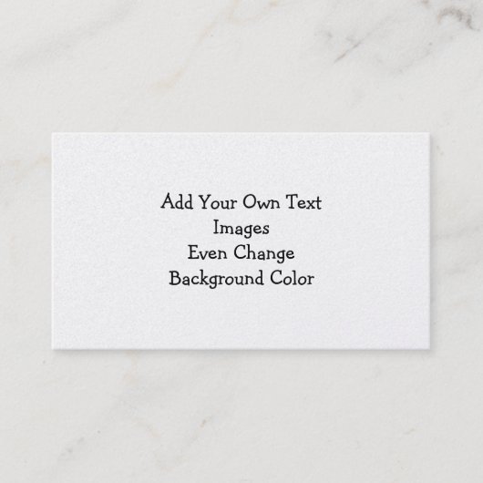 Concevez votre propre carte de visite (Devant)