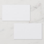 Concevez votre propre Carte de visite (Devant / Derrière)